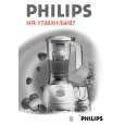 PHILIPS HR1701/00 Instrukcja Obsługi