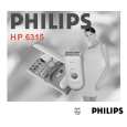 PHILIPS HP6315/12 Instrukcja Obsługi